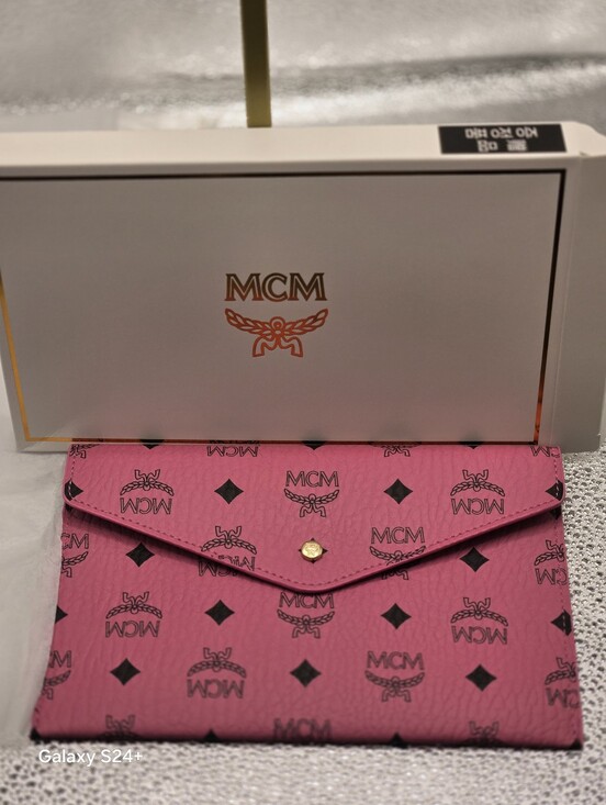 MCM Handbags - MCM Visetos Envelope Pouch Clutch
